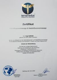 Zertifikat I. Raffeldt